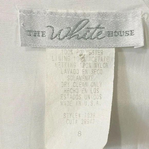 White Prom or Bridal Wedding Dress - Picture 11 of 16